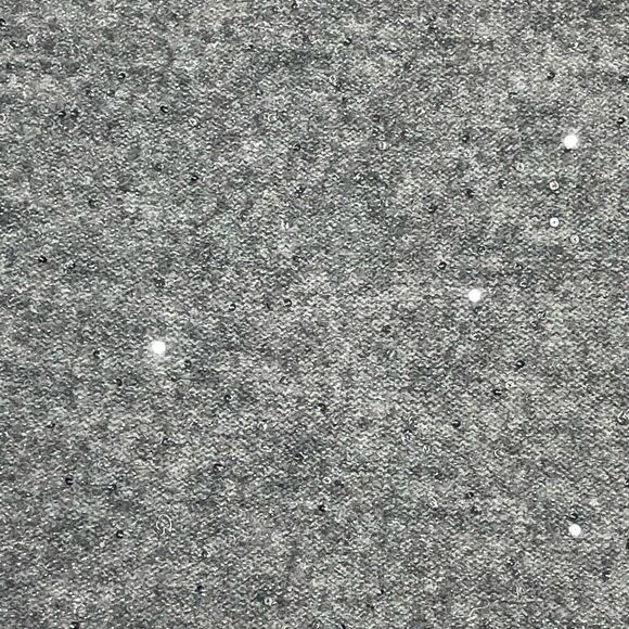 H&M Gray Melange and Sequin Embellished Crew Sweater - Picture 5 of 9